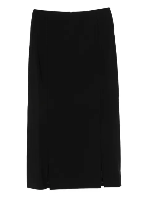 Róhe slit-detail skirt Black 41632099