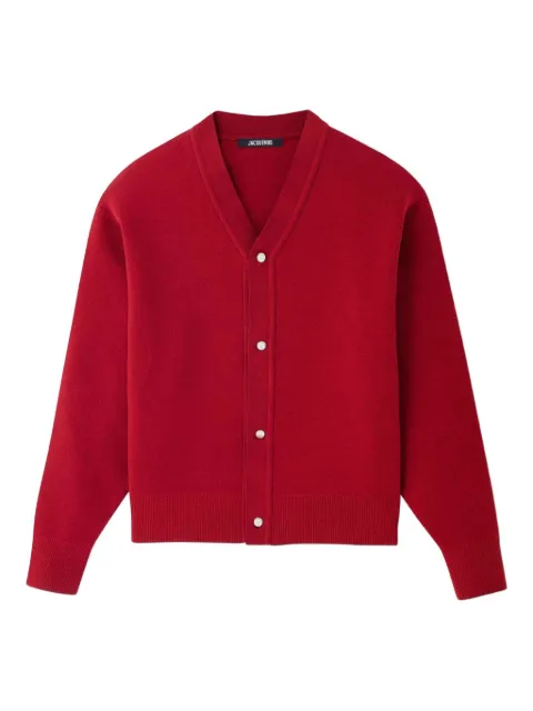 Jacquemus The Doppio cardigan Red CDM00292CK00185
