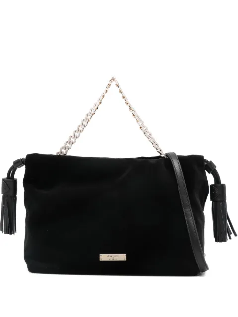 Aspinal Of London Amelia velvet tote bag Black 042321221050000