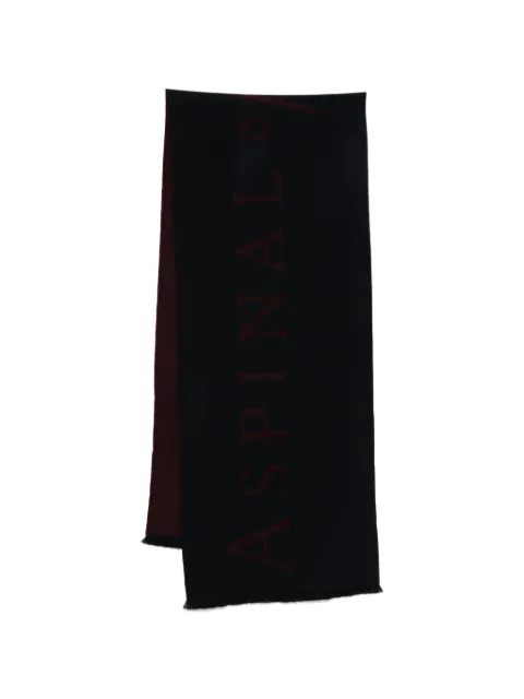 Aspinal Of London bi-colour scarf Black 051323636510000