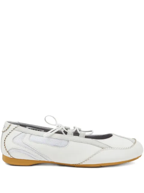 Diesel D-Mile leather ballet flats White Y03856P7477