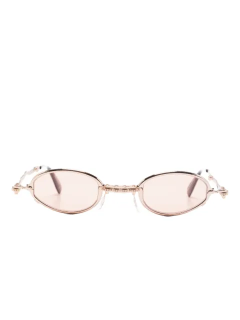 Kuboraum sculpted oval-frame sunglasses Pink H81