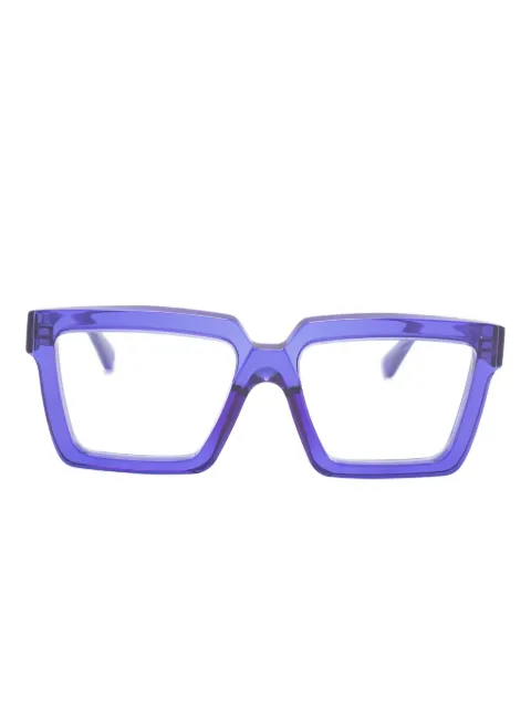 Kuboraum square-frame glasses Purple K26
