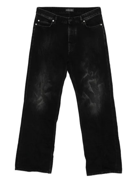 Balenciaga distressed faded jeans Black 851352TTW67