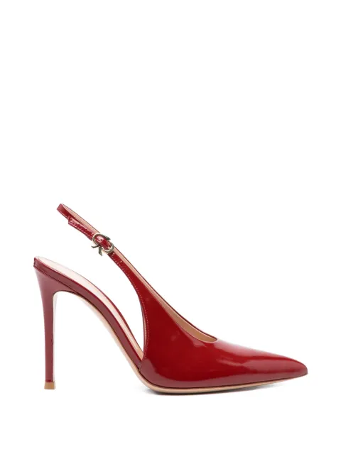 Gianvito Rossi point toe slingback sandals Red G9553315RICNUI