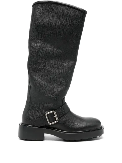 Copenhagen buckle-detail round-toe boots Black F5CPH441LEABLK