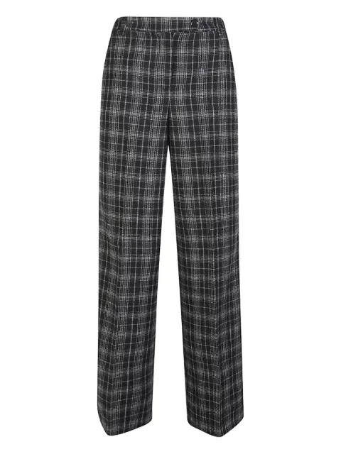 PINKO plaid trousers Black 106064A36M