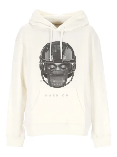 Ih Nom Uh Nit graphic-print hoodie Neutrals NUW25230081