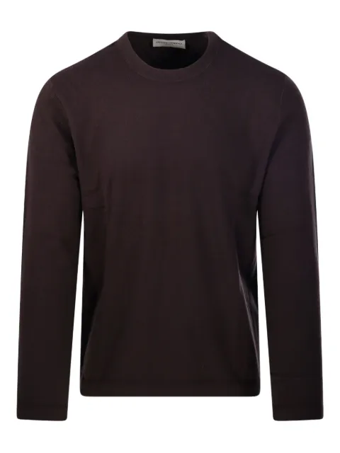 Officine Generale crew-neck sweater Brown W25MTEE206