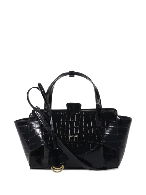 HIDESINS Flap tote bag Black FL13CC