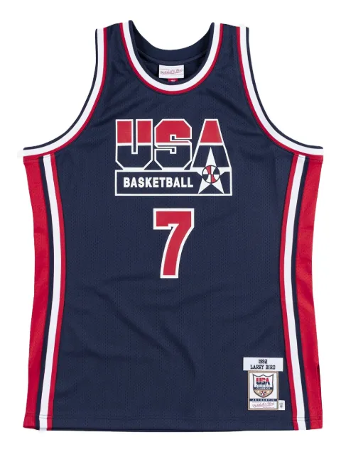 Mitchell & Ness NBA Team USA 1992 Larry Bird basketball tank top Blue AJY4GS18410USANAVY92LBI