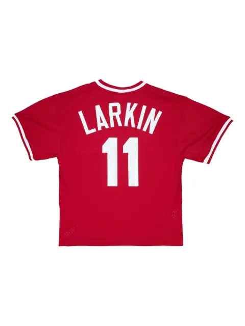 Mitchell & Ness MLB Reds 1990 Barry Larkin T-shirt Red ABPJ3063CRE90BLASCAR