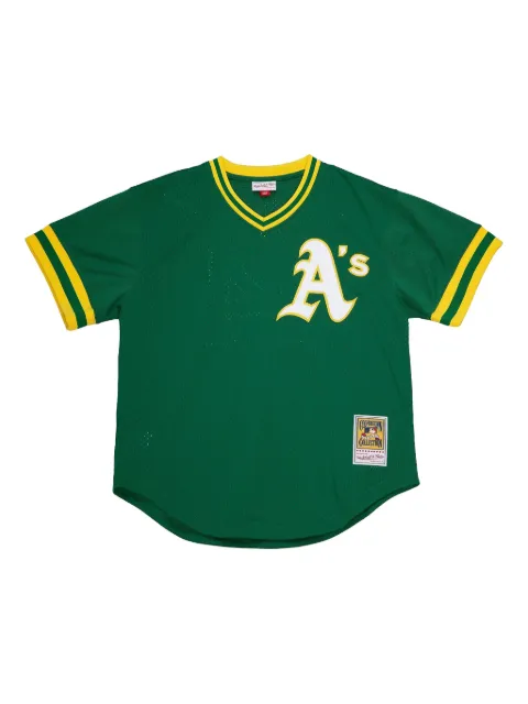 Mitchell & Ness MLB Athletics 1987 Reggie Jackson T-shirt Green ABPJ3049OAT87RJKDKGN