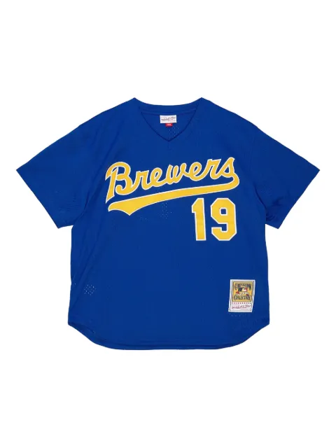 Mitchell & Ness MLB Brewers 1991 Robin Yount T-shirt Blue ABPJ3011MBR91RYO