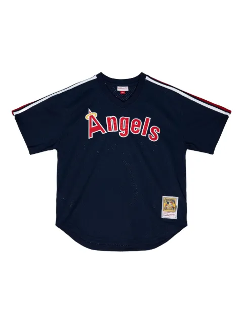 Mitchell & Ness MLB Angels 1984 Reggie Jackson T-shirt Blue ABPJ3015CAN84RJKNAVY