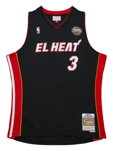 Mitchell & Ness Dwyane Wade Miami Heat 2008-09 jersey Black SMJY7553MHE08DWABLCK