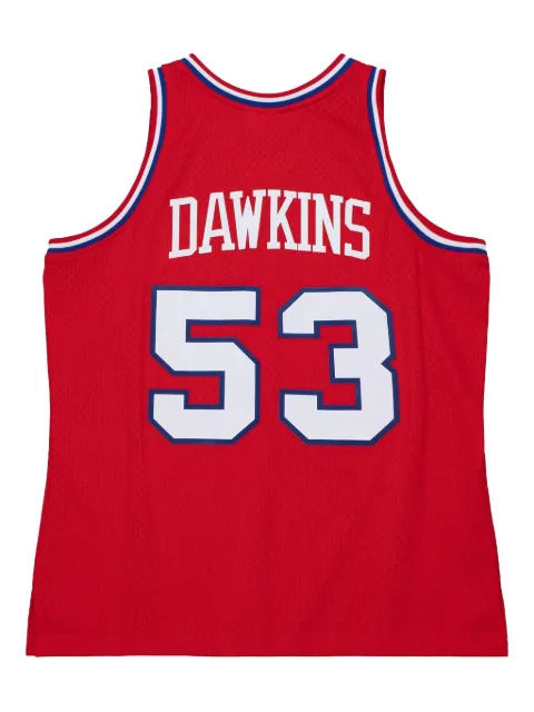Mitchell & Ness nba 76ers 1979 darryl dawkins sweatshirt Red SMJY4189P7679DDWUNRD