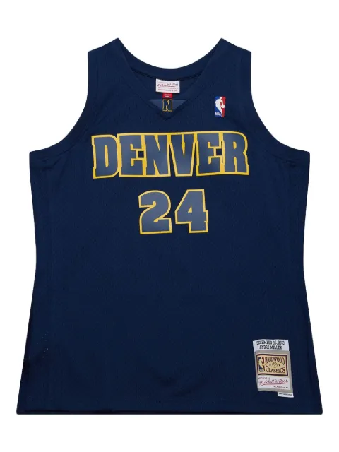 Mitchell & Ness Denver Nuggets Andre Miller 2012 Swingman jersey Blue SMJY6527DNU12AMIASBL