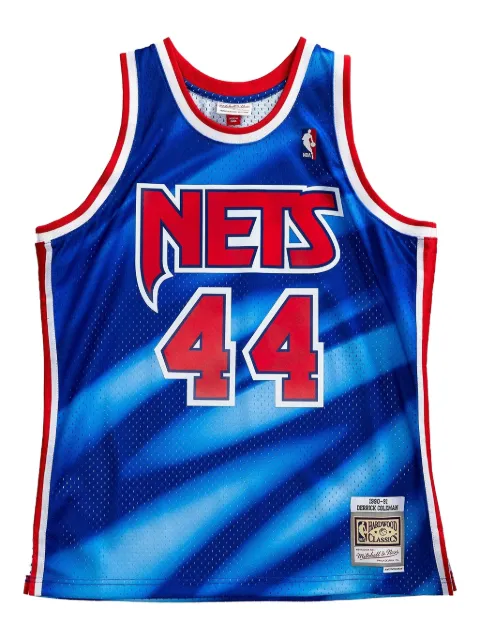 Mitchell & Ness x NBA Derrick Coleman New Jersey Nets 1990-91 swingman jersey Blue SMJYSB19030NJNPTRY90DCM