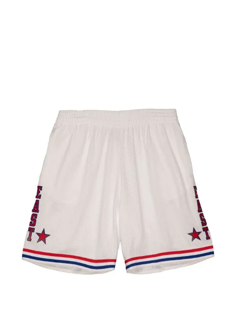 Mitchell & Ness 1985 NBA All-Star Game striped swingman shorts White SMSHLG20022ASEWHIT85