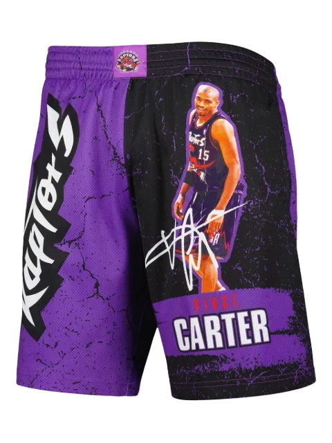 Mitchell & Ness Vince Carter Toronto Raptors Player Burst shorts Purple PSHR5009TRAYYVCAPURP