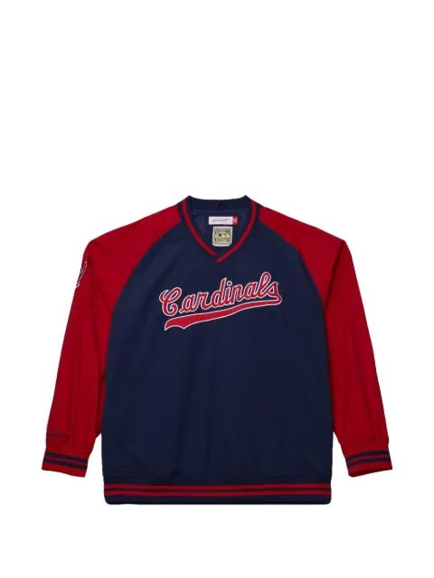 Mitchell & Ness V-neck sweatshirt Blue JK9272SLCNAVY