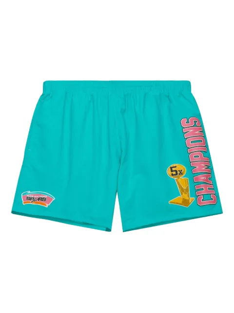 Mitchell & Ness Antonio Spurs 5x Champions Heritage shorts Blue PSHR5404SASYYPPP