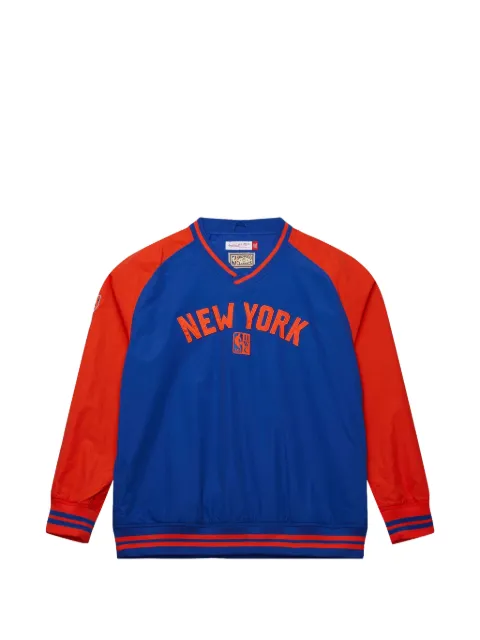 Mitchell & Ness nylon sweatshirt Blue JK9272NYKROYA