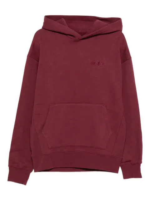 AMIRI logo-detail hoodie Red AMTOJR1048