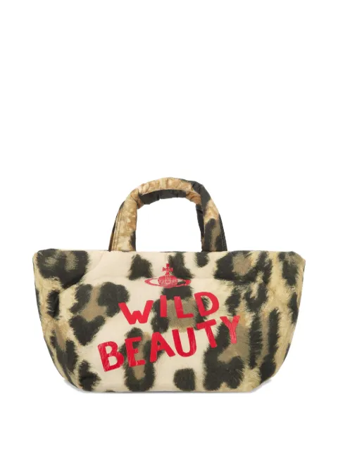 Vivienne Westwood medium Maud printed handle tote bag Neutrals 4D02000JUW01AWD310