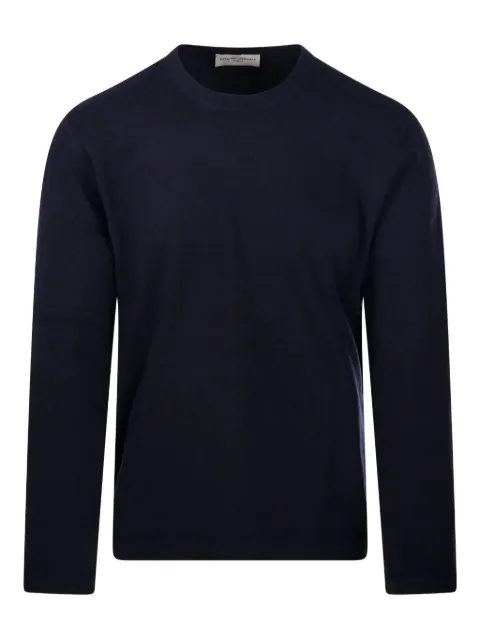 Officine Generale long-sleeve crew-neck sweater Blue W25MTEE207