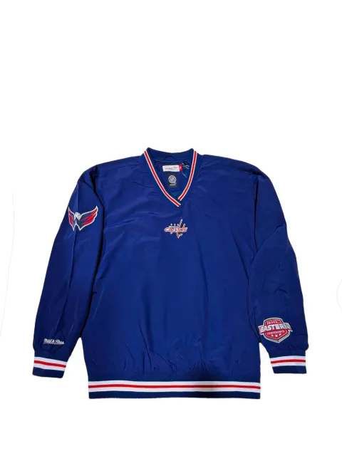 Mitchell & Ness NHL Capitals logo-embroidered sweatshirt Blue OJPO7221WCAYYPPPASBL