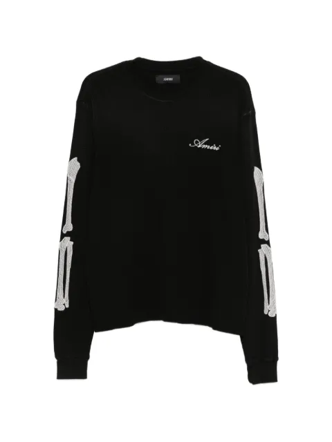 AMIRI Bones long-sleeve T-shirt Black AMTOJR1032