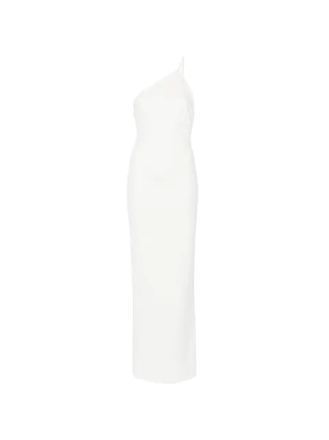Solace London Alexandra maxi dress White OS47008CREPEKNITC
