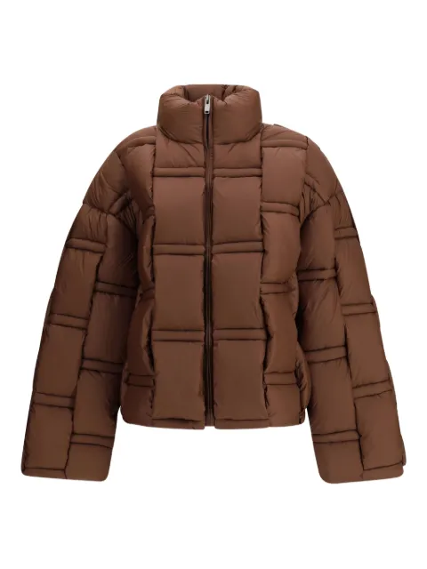 RAXXY padded-zip puffer jacket Brown CRDJ08201
