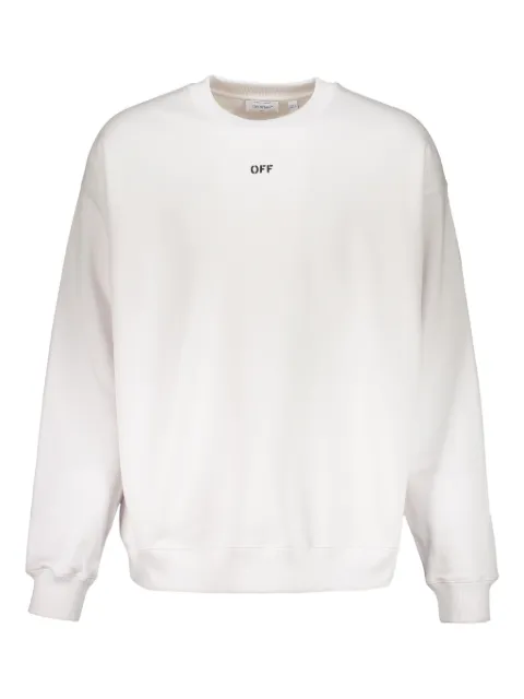 Off-White long-sleeve print sweatshirt White 44MBA054G5F00A
