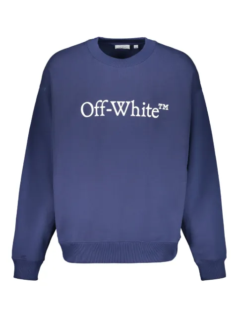 Off-White printed sweatshirt Blue 44MBA054G5F00E4901