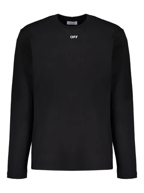 Off-White long-sleeve T-shirt Black 44MAB086G5J009