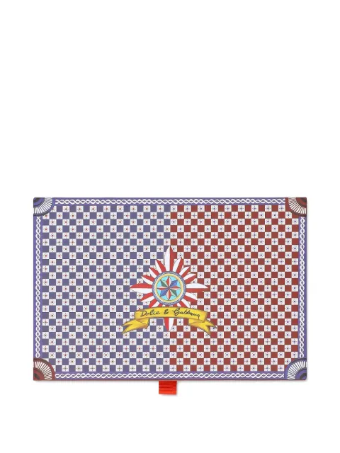 Dolce & Gabbana patterned poker cards (15.5cm x 10cm) Red TCC205TCAG1