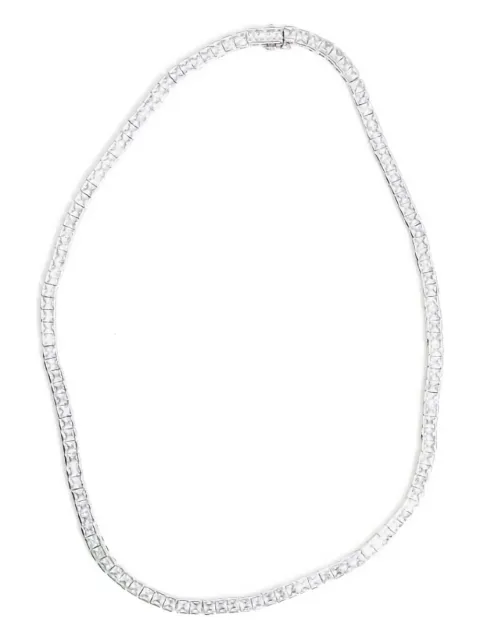 Izabel Display Tennis square necklace White CCTNSWS3SQUARE