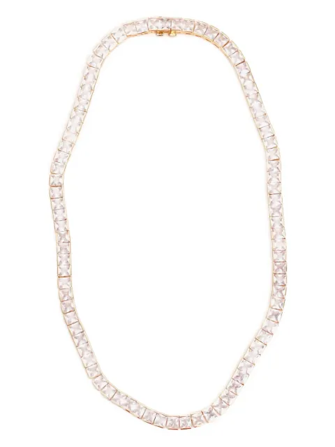 Izabel Display Tennis square necklace White CCTNSWG5THICKSQUARE