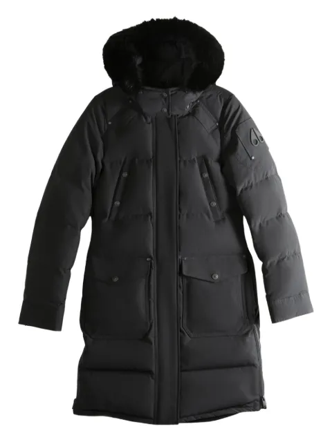 Moose Knuckles hooded coat Black M39LP211