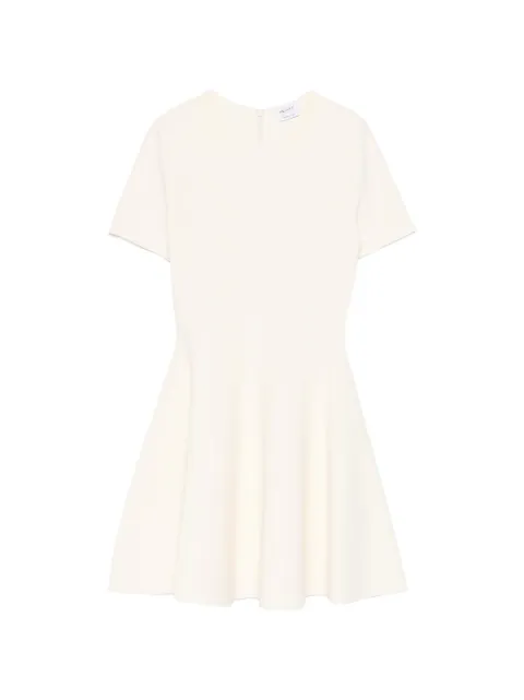 Alexander McQueen short-sleeve mini dress Neutrals 863054Q1BGL