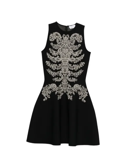Alexander McQueen sleeveless mini dress Black 852787Q1BFU