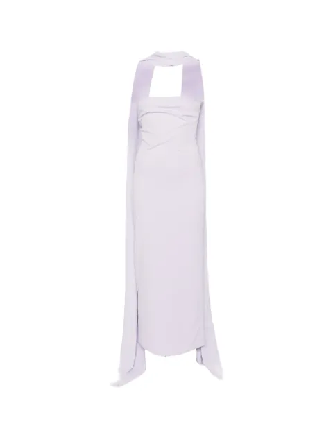 Solace London Martine midi dress Purple OS47049
