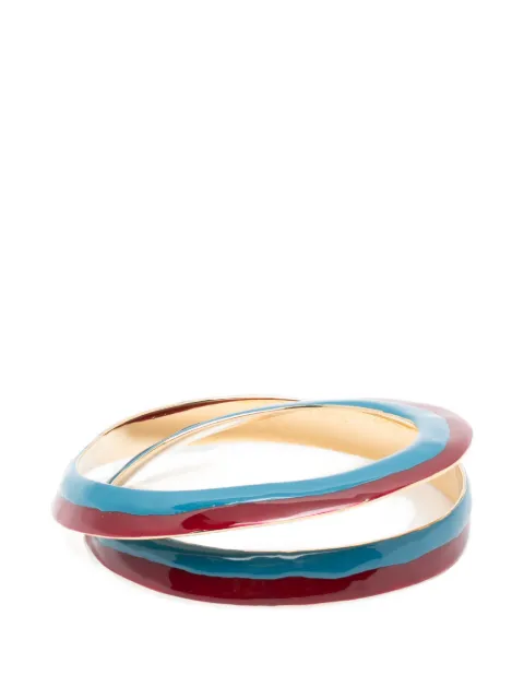 Marni enamel spiral bracelet Blue BRMV0252A0P6528