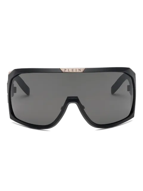 Philipp Plein Eyewear logo-plaque sunglasses Black AADAMES0256PTE003N
