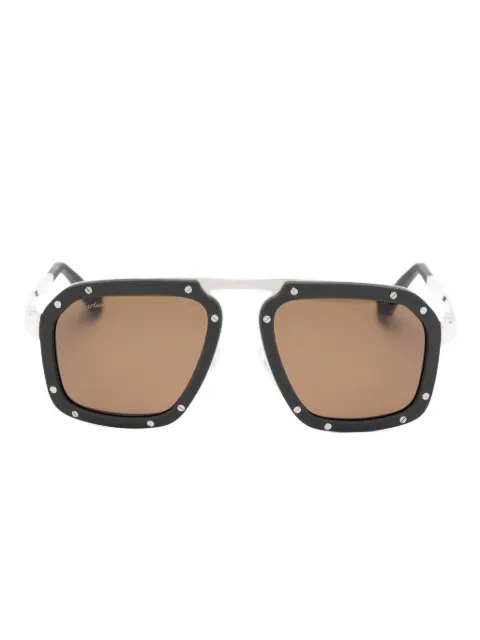 Cartier Eyewear square-frame sunglasses Black CT0573S