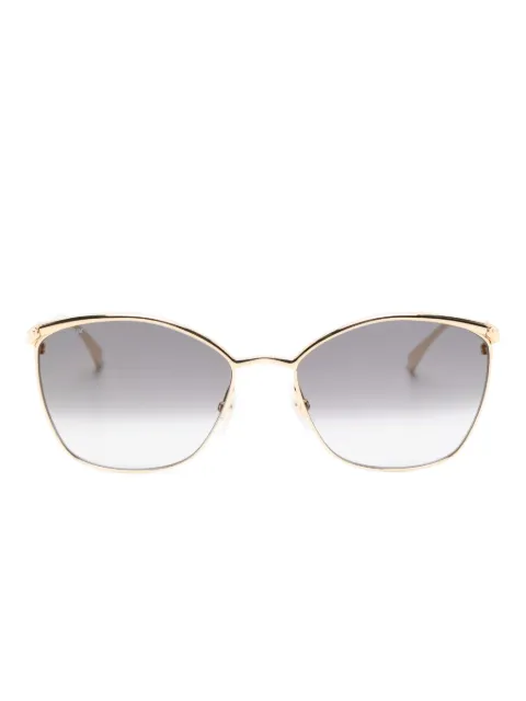 Cartier Eyewear geometric-frame sunglasses Gold CT0595S