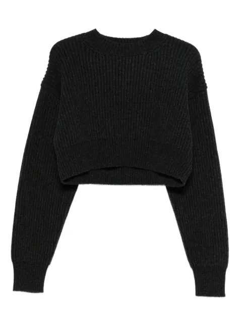 Uma Wang ribbed sweater Black UK71411CROP